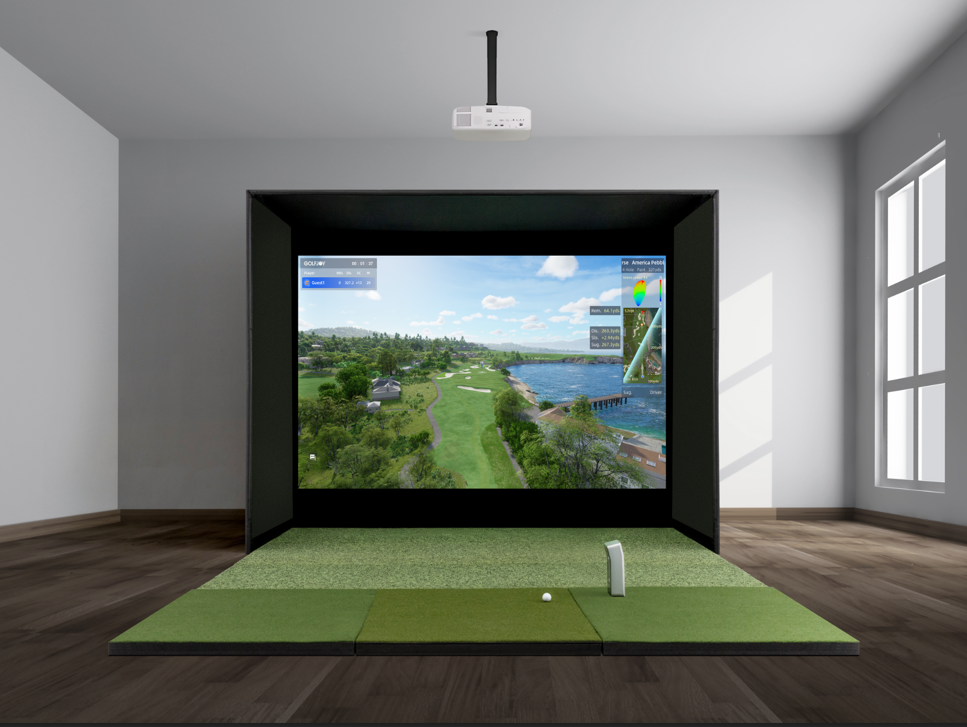 Indoor Virtual Golf Simulator: Breaking Tradition, Ushering in a New Era for Golf